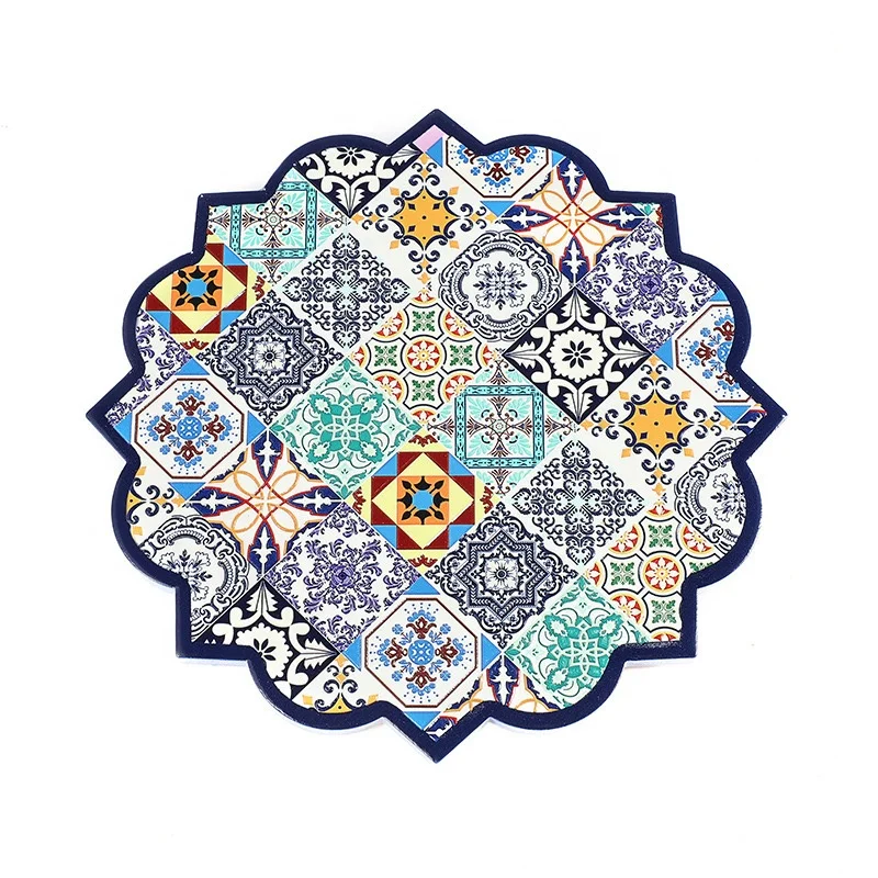 Hight Quality Absorbent Ceramic coaster Dropshipping HD Printing Custom mdf coasters for coffee cups Eco-friendly Drink Coaster