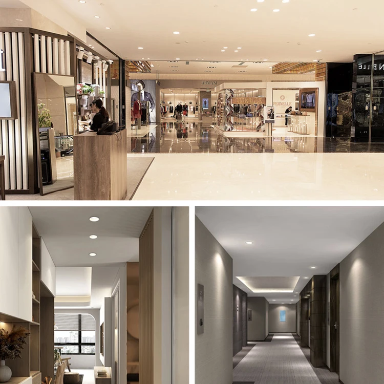 EZELED Hot Sale Dimmer Control COB Aluminum Ceiling Recessed Spot Light Lamp 7W 12W LED Spotlight