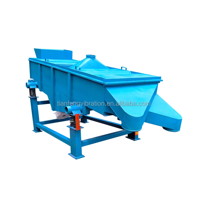Salt Linear Vibrating Sifter Machine Fine Sieving Rectangular Vibrating Screen Screening Sieve