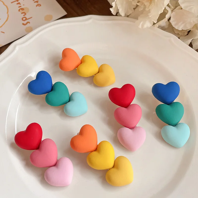 IFOND Little Girls Cute Hair Clip Loving Heart Shape Hair Clip Hairgrip For Baby Girls Hair Accessories