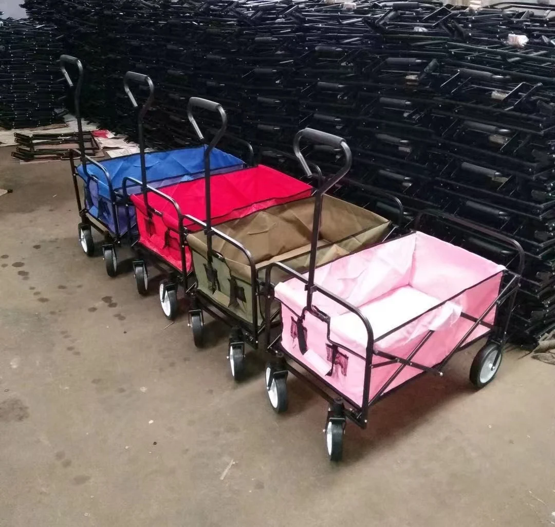 80kg platform car garden folding car family shopping hand push outdoor car FW80