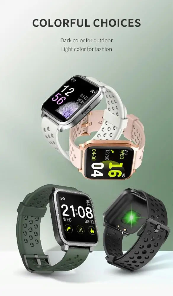 2020 New Arrival CE Rohs Touch Screen Sleep tracker IP68 Waterproof Swimming Sport Smart Watch for Women