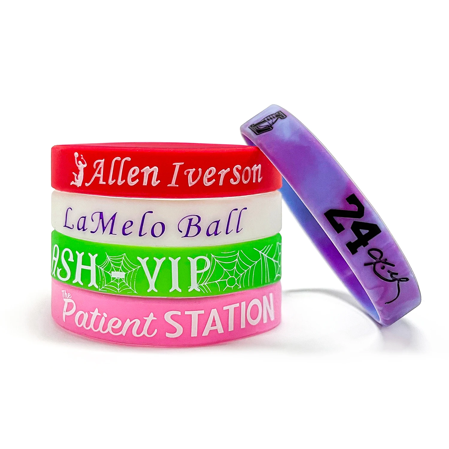 Custom Silicone Bracelets, Make Your Own Rubber Wristbands With Message or Logo, High Quality Personalized Wrist Band