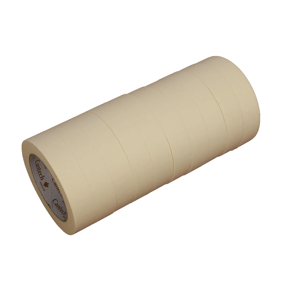 Wholesale Custom 120 Degree Crepe Yellow Automotive Masking Tape Waterproof Kraft Paper 5cm Width High Temperature Adhesive Tape