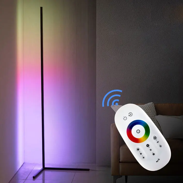  Новый продукт 2021 современные Угловые светодиодные RGB-лампы для гостиной в скандинавском стиле 140