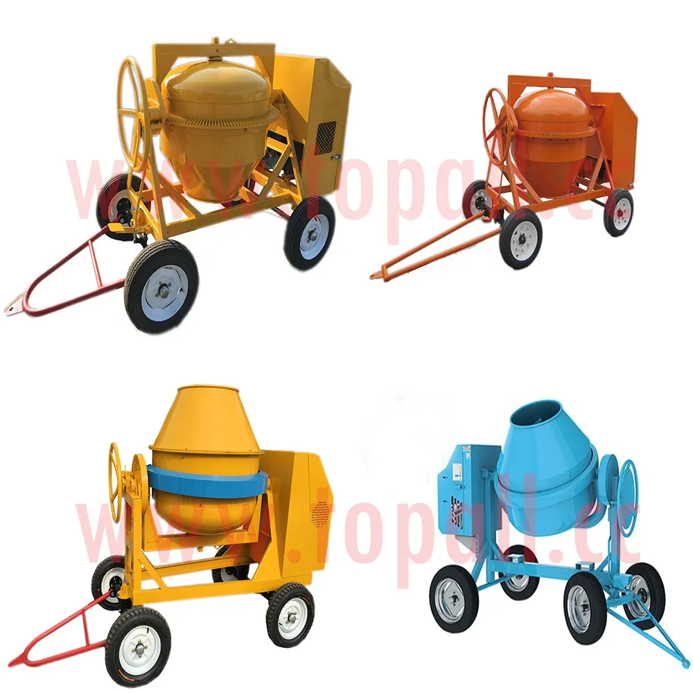 
EXPORT AFRICA MARKET MANUAL HAND FED TILTING DRUM PORTABLE CONCRETE MIXERS 