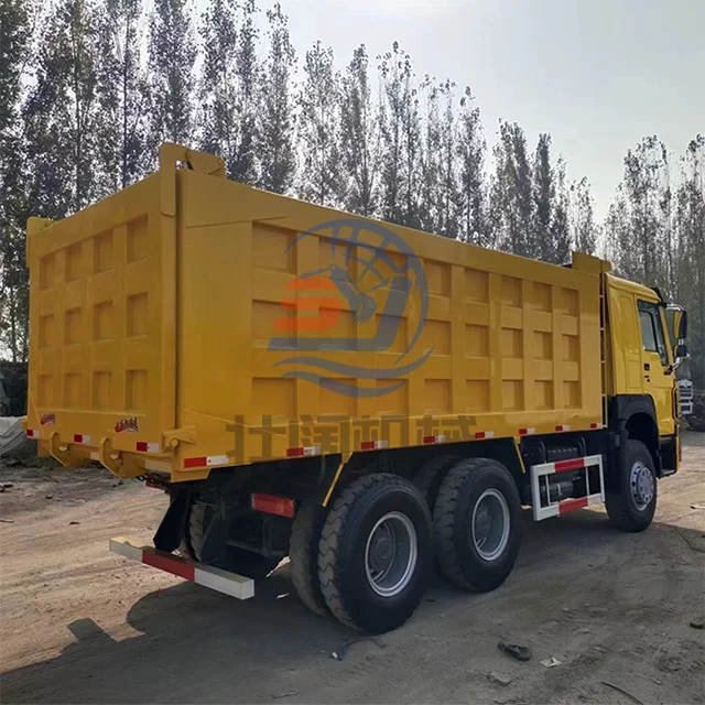 Below Market Value Howo Used 10-wheel 8x6 Heavy Duty Howo Dump Truck Weichai Engine Diesel Fuel Manual Transmission for Sale