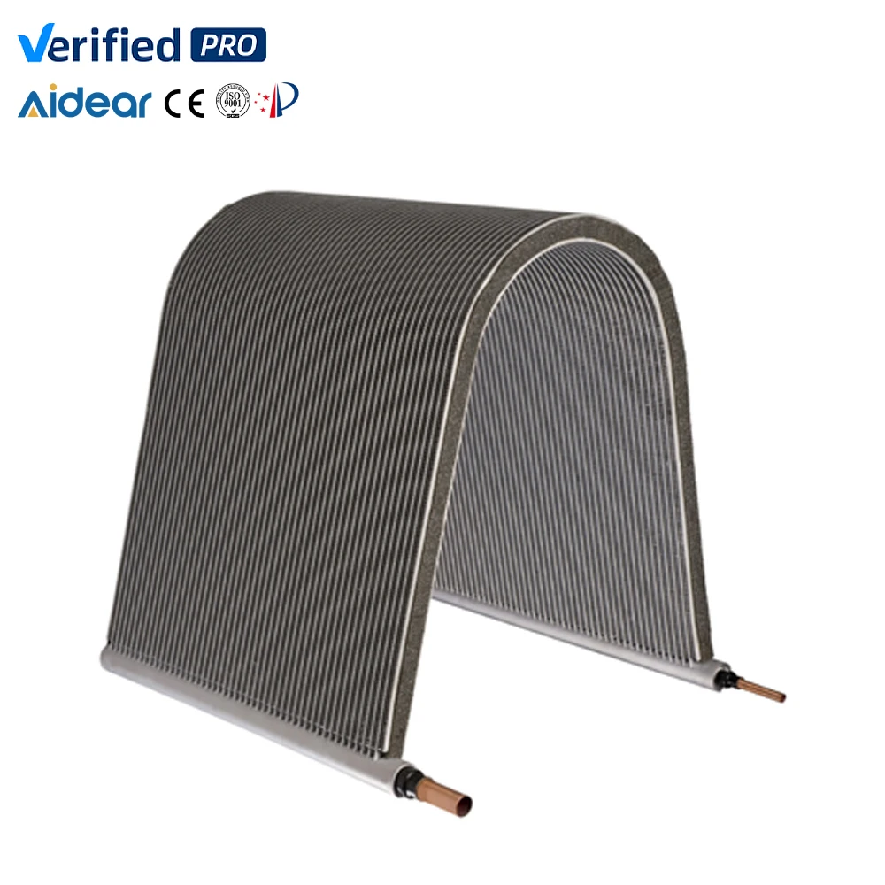 Aidear Wholesale stainless steel air water heat exchanger microchannel condenser coil