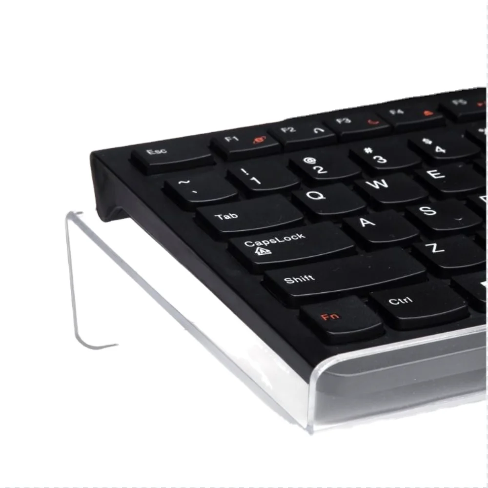 Customized Transparent Acrylic Computer Keyboard Rack  Acrylic Laptop Rack