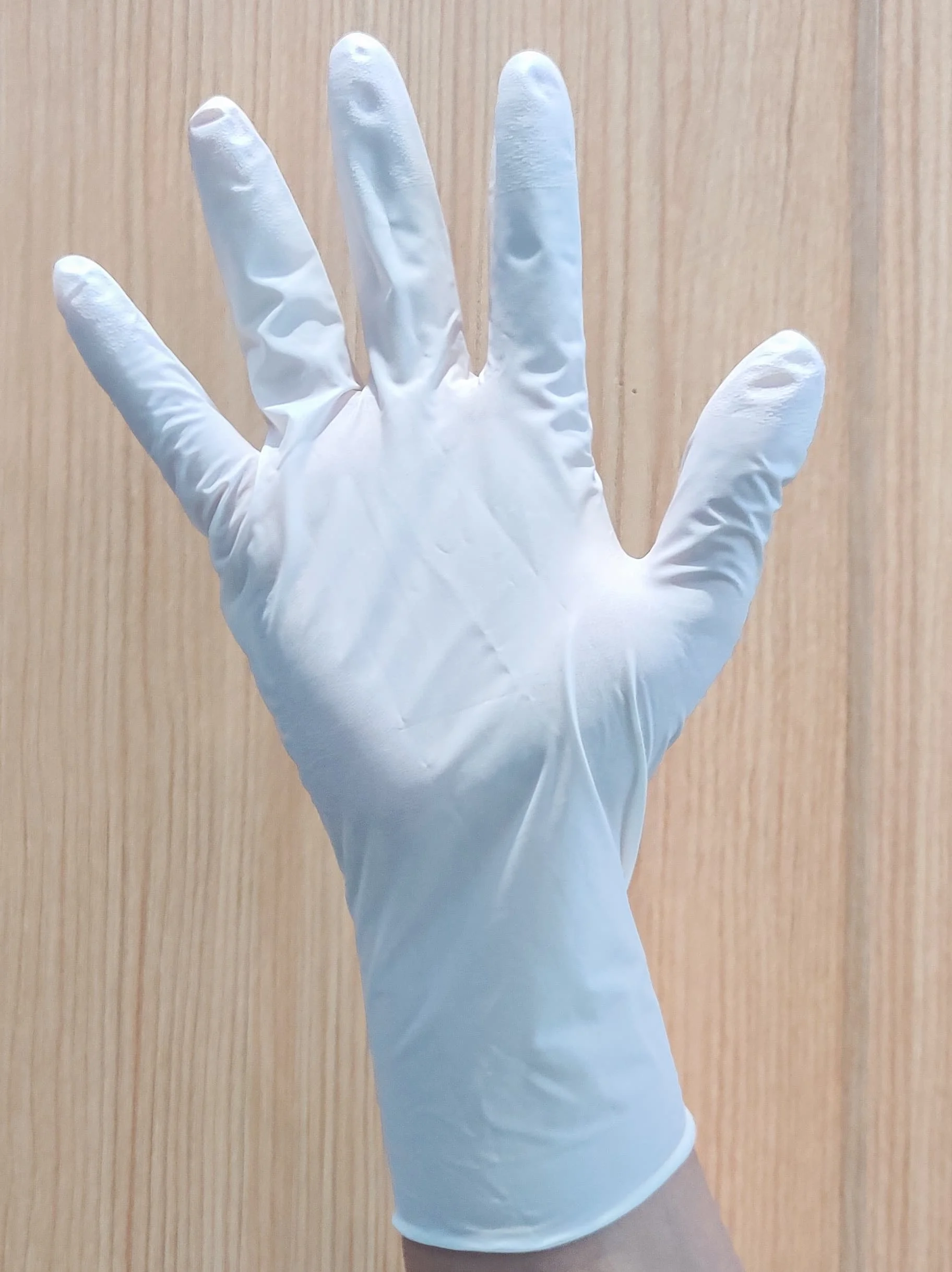 White Black Powder Free Disposable Latex Gloves