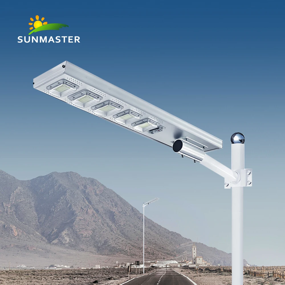 150W Solar Street Light Lamparas Con Panel Solar With Cctv Wifi Camera 4G  Instruction Manual Integrated Solar Street Light
