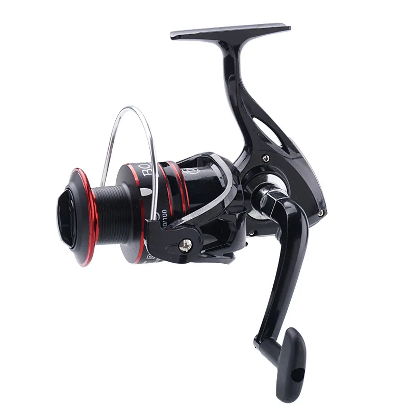 Wholesale metal spinning wheel black fishing reel fish wheel 3kg 8kg for fishing multiple fish hooks