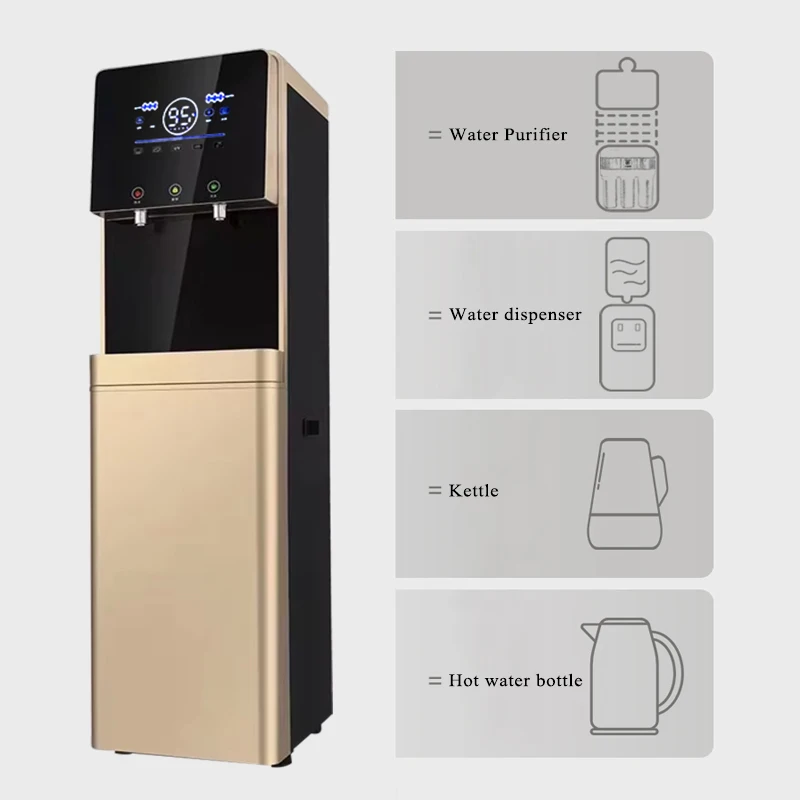 CAMAZ Original Factory Commercial RO 3000ppb Hydrogen Rich Water Dispenser Smart Water Filters Purifier Device