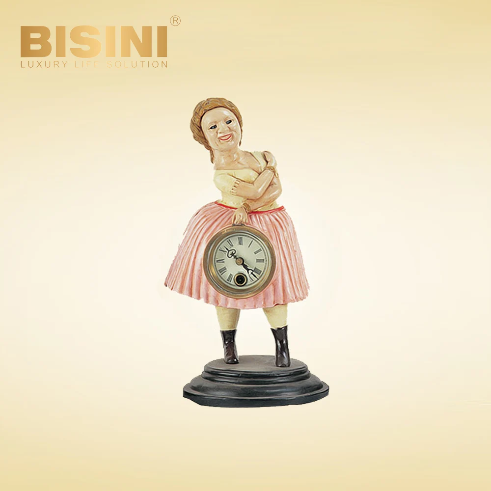 Creative personality classical desk clock Military police table clock small ornaments