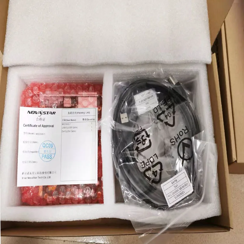 Original LED Display Novastar Synchronous Controller MSD300 Sending card new version MSD300-1 LED display Sending Card