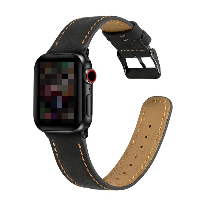 High End Watch Band Watch Accessories Smart Watch Genuine Leather Band Strap 38mm 40mm