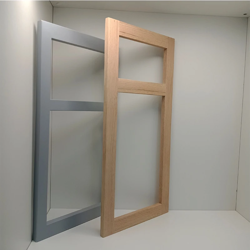 Customized American Style solid wooden Frame Face cabinet door for frame kitchen