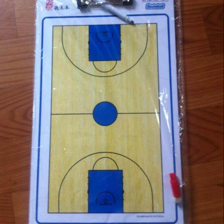 Foldable Basketball Coaching Board basketball training magnetic coaching board with pen dry erase
