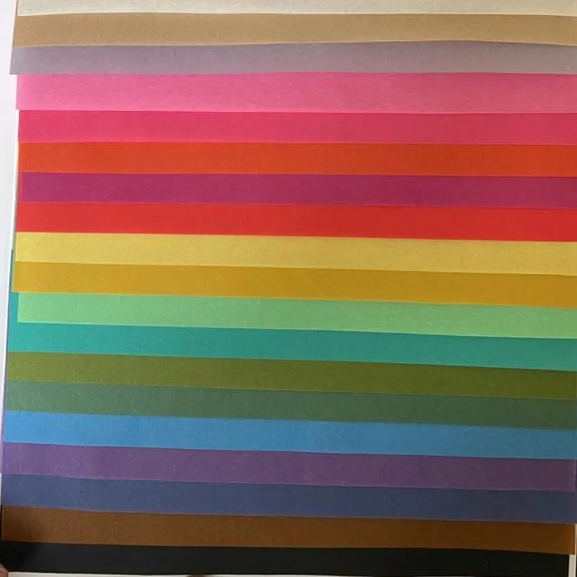 Colored Parchment Paper Is Used For Packing Textile Paper Tubes Paper Core