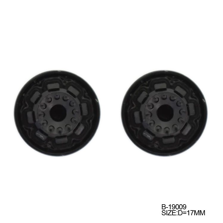 High quality black custom denim metal jeans shank button for garment
