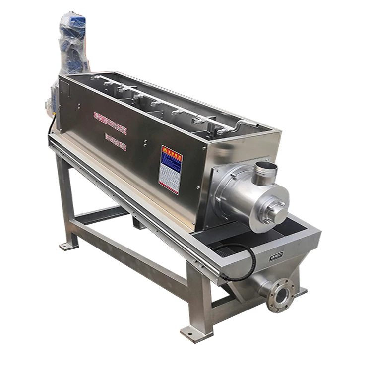 Screw Press sludge dewatering machine used in sludge treatment