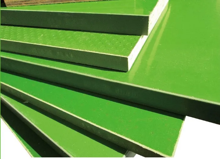 Hysen 18mm best Film Faced Plywood Green Plastic PVC  Formwork Plywood for Construction
