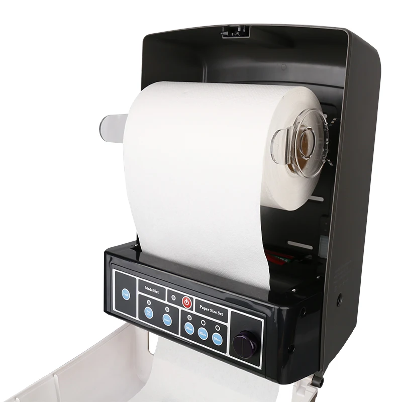 Wall mounted ABS plastic white black gold toilet automatic infrared sensor paper towel dispenser