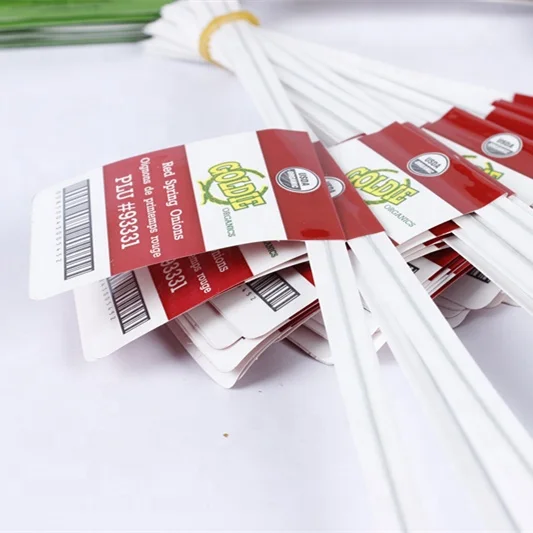 TWIST-HD Flag Ties Waterproof Twist Tie for Vegetable and Fruit Bundling with Custom Label Tag