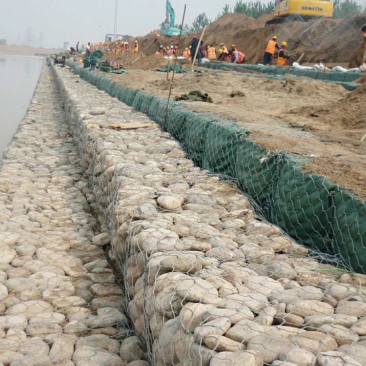 Woven Mesh Galvanized Wire Mesh Gabion/Woven Gabion Mesh