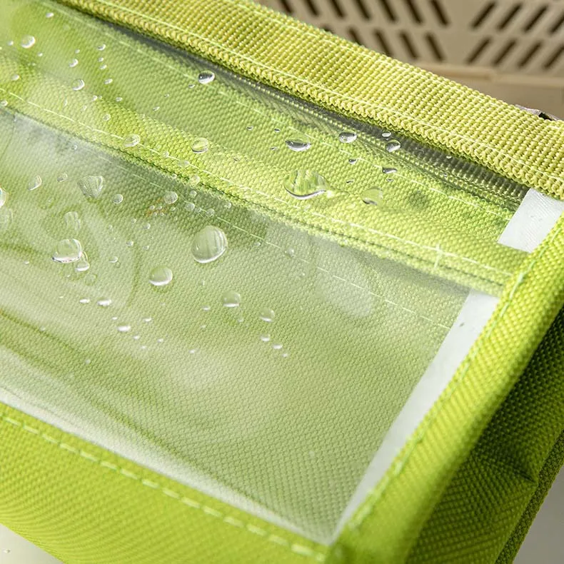 New Large Capacity Colorful Transparent PVC Pencil Bag for Girls Elementary School Simple Pencil Pouch Stationery Bag