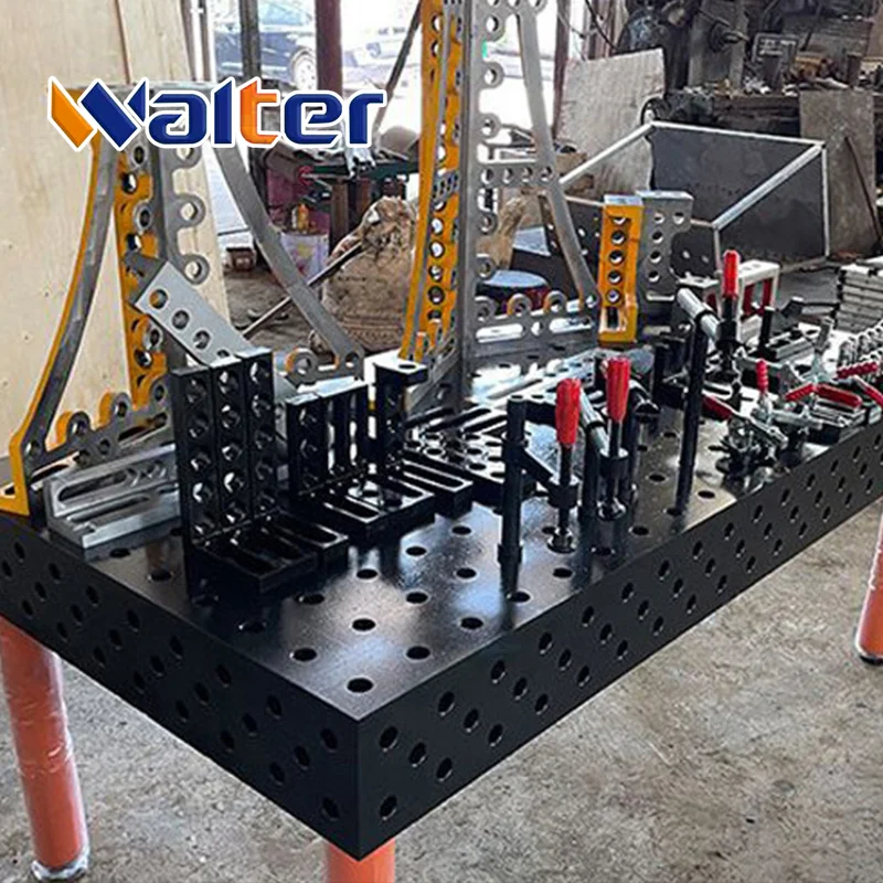 3D welding table with fixture jigs stops supports accessories ISO CE OEM 3D welding table