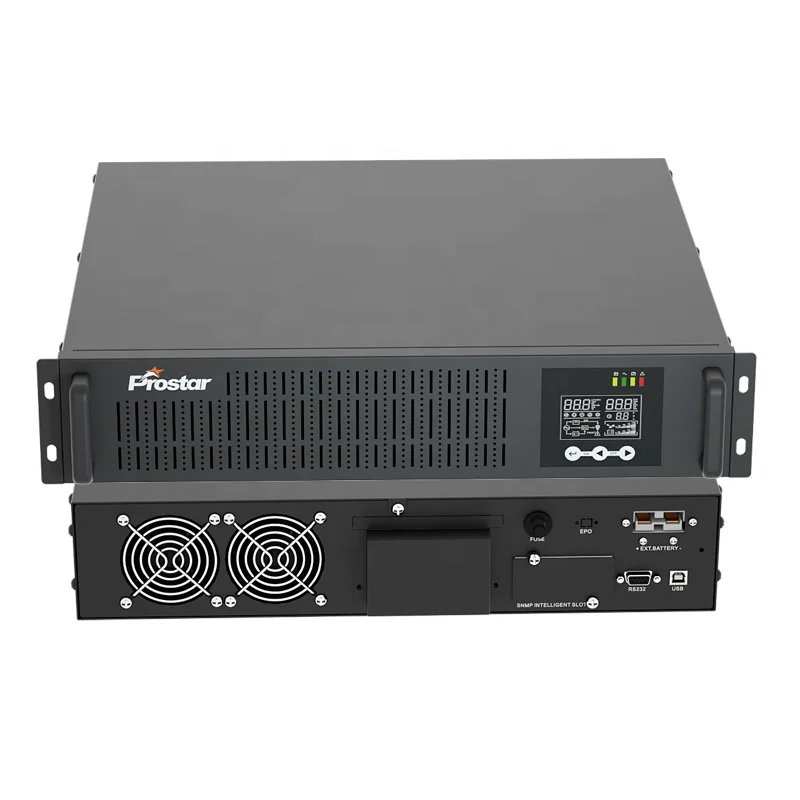10KVA 192VDC  10KW Rack Mounted Online UPS 220V/230V PF1 with UPS Battery Programmable Output Voltage