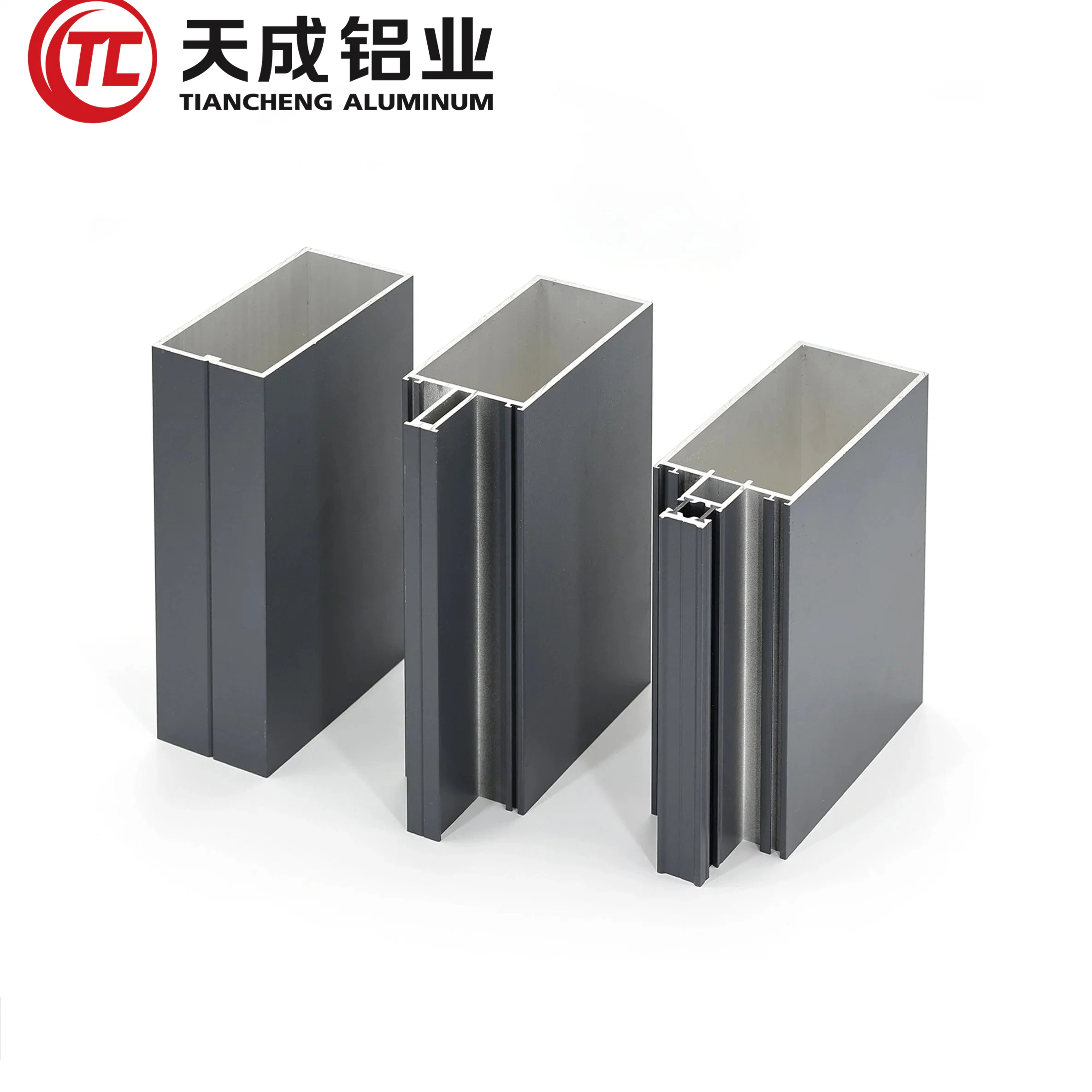 Mirror Professional Unitized System Curved Tempered Frameless Operable Aluminum Profile Curtain Wall