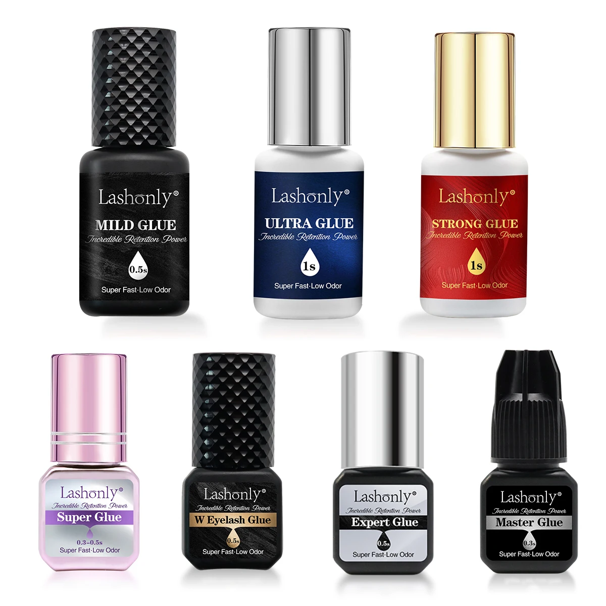 Клей для ресниц Lashonly Msds 0 3 s 0.5s1s индивидуальная этикетка 5 мл 10