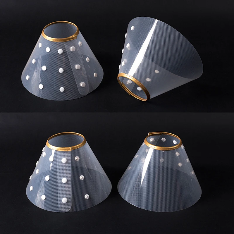 Recovery Pets Cone Elizabeth Collar Soft Plastic Snap Puppy Protective Collars Dog Pet Elizabethan Collar