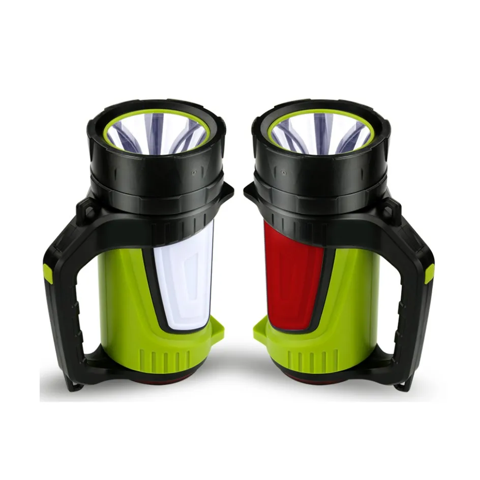 outdoor Emergency spotlight USB rechargeable search light 3 KM handheld led cob searchlight with power bank