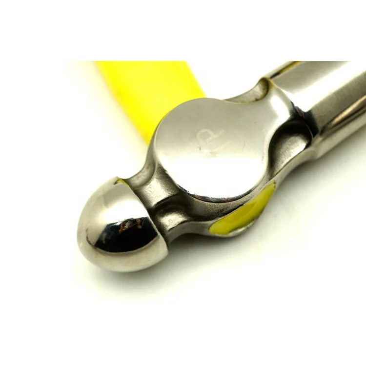 Non Magnetic 304 stainless steel Ball Pein Hammer Peen Hammer With Fiber wooden Handle