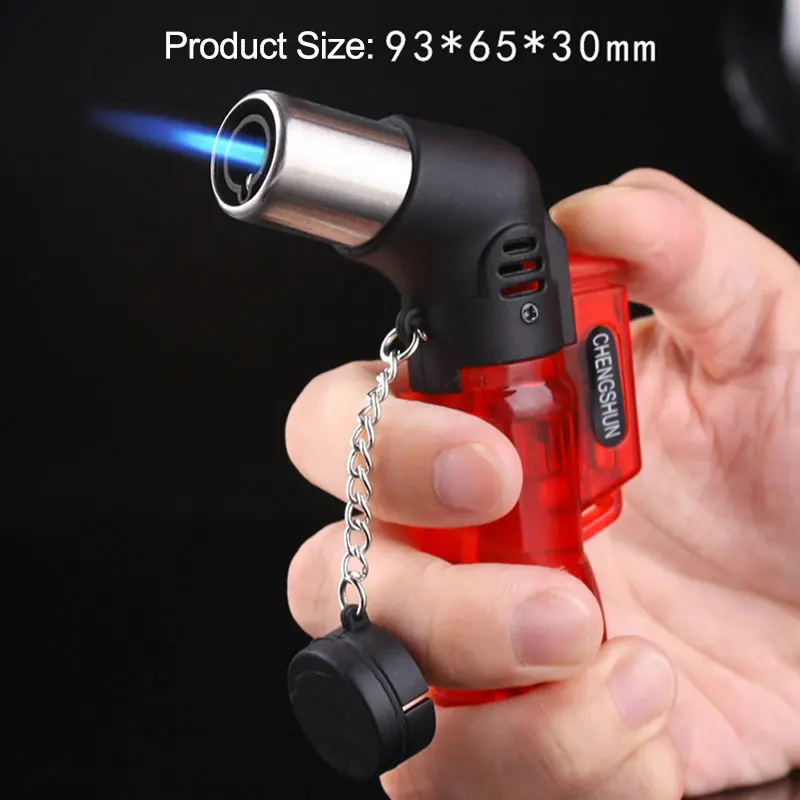 High jet Flame lighters Butane Gas lighters with Transparent body design Cheap for Sale