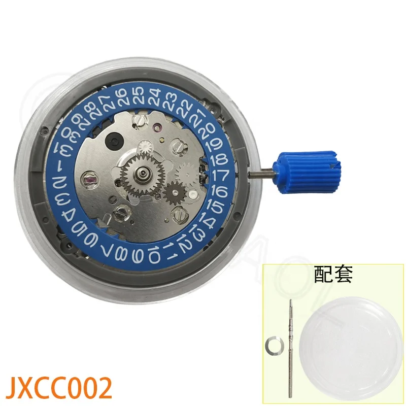 JXCC NH34A Movement NH34 Crown 3.0 Four Pointer GMT Mechanical Automatic Mechanism Movement Modification Replacement Parts