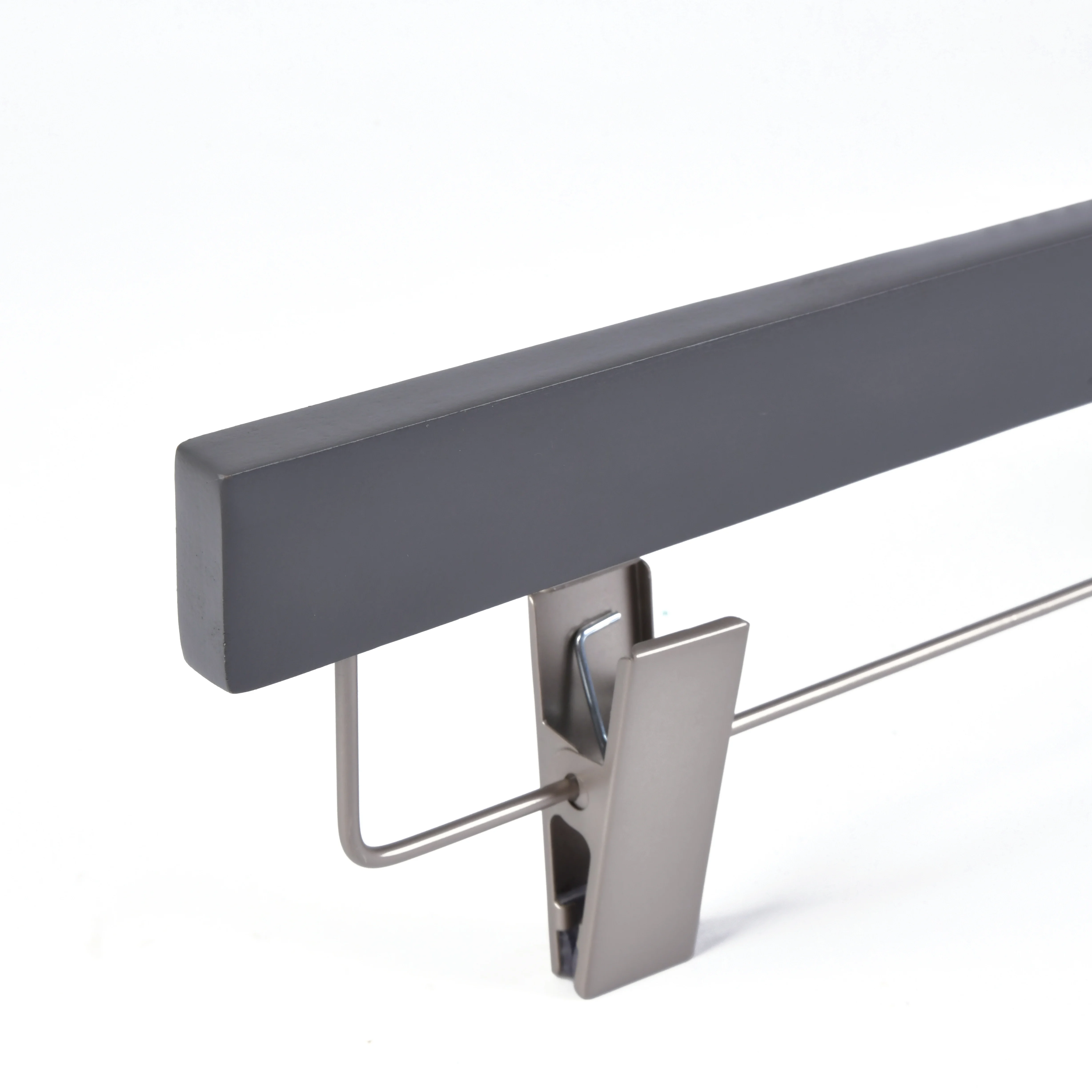 Fashion logo wooden clothes hangers customized for shop display