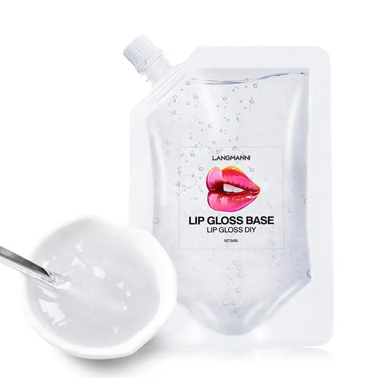 Hot Sale 50ml No Logo Lip Gloss Base Diy Lipgloss Cruelty Free Moisturizing Vegan Clear Lipgloss Base Gel Versagel Base