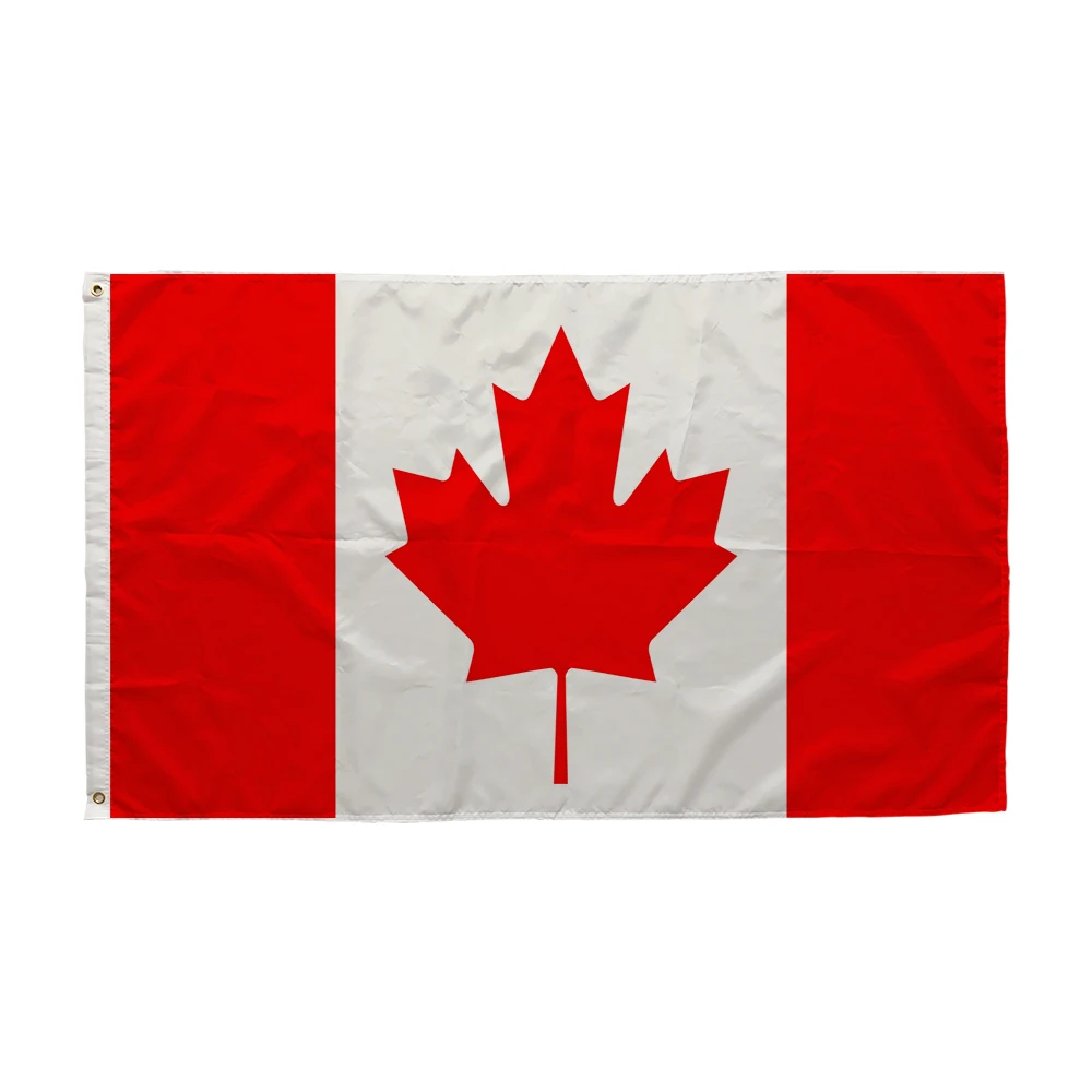 Directly Delivery Custom Design Size 100% Polyester canadian canada flag