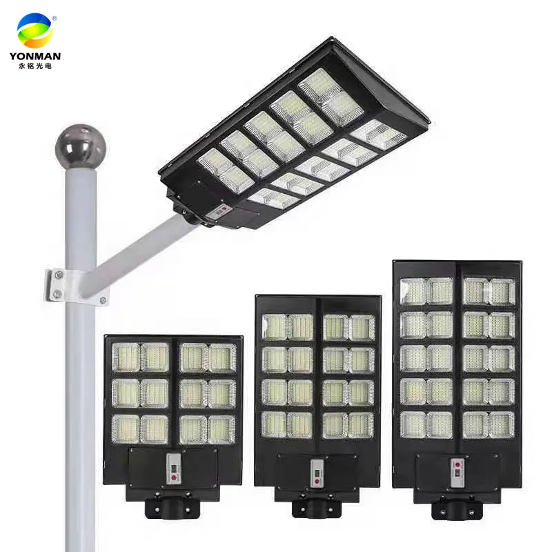 
800W famous brand intelligent human body induction all in one led solar street light 