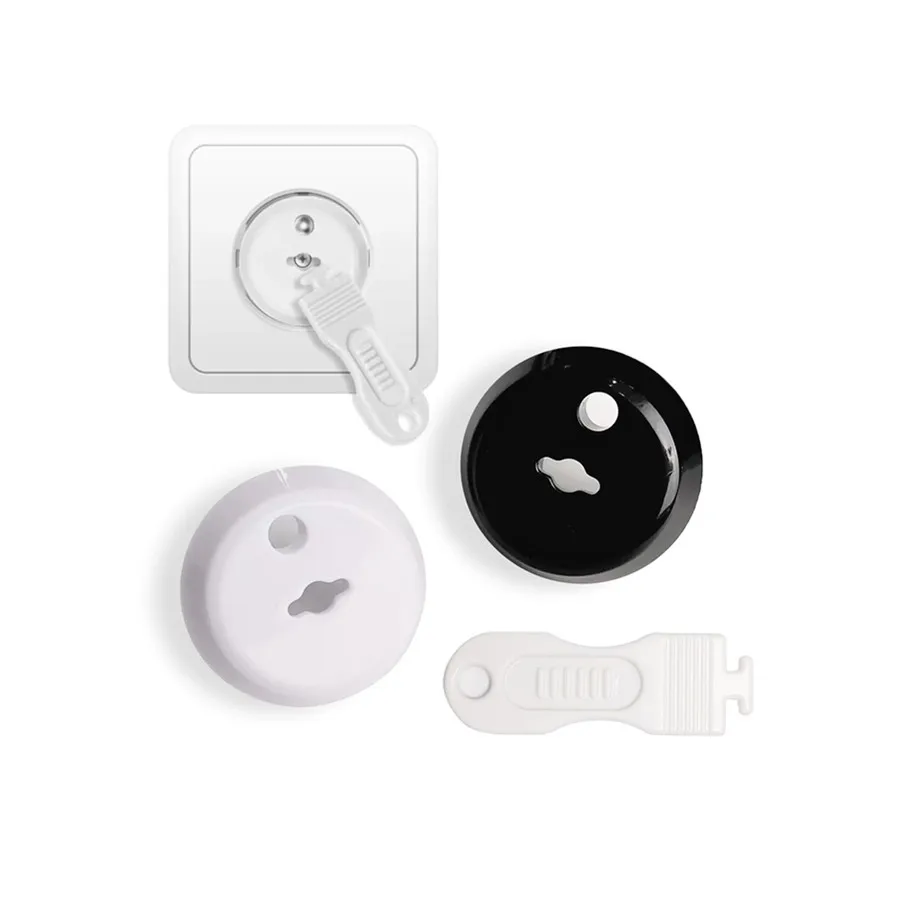 Wholesale Supply Europe White Child Safety Electrical Plug Socket Protector Baby Proofing Outlet Covers