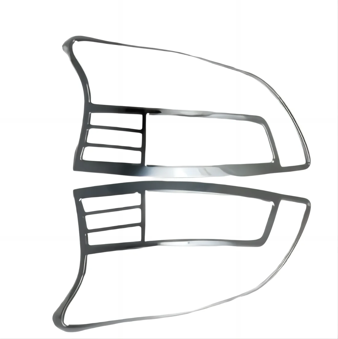 Hot auto Car Body Kit bump chrome Rear shield exterior accessories aluminum For Toyota VIOS Yaris Sedan 2008-2009