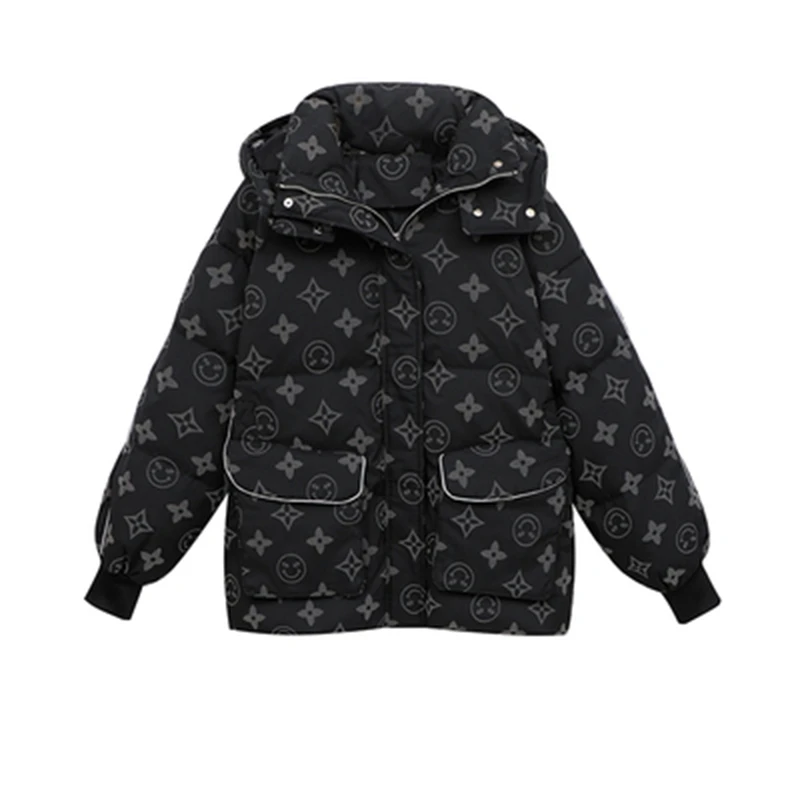 Winter Clothes Coats For Ladies  Winter Jackets Clothes Trendy  Print Down Jacket