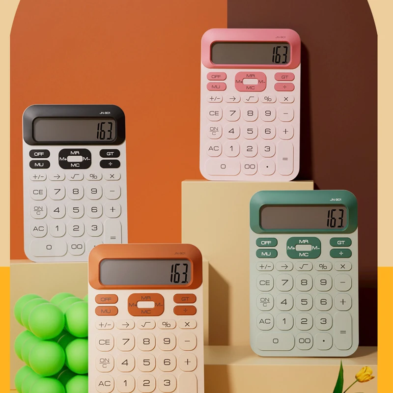 Standard Calculator 12 Digit,Desktop Large Display and Buttons,Calculator with Large LCD Display,ultrathin fashion
