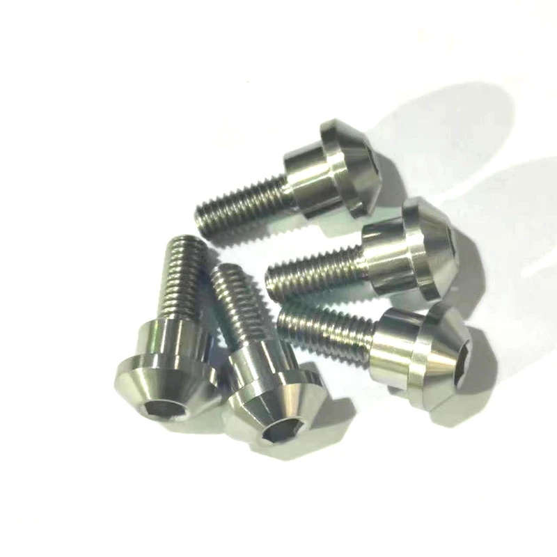 Gr5  Titanium Alloy screws Front Brake Rotor Bolts Disc Screw Kit M6x20mm