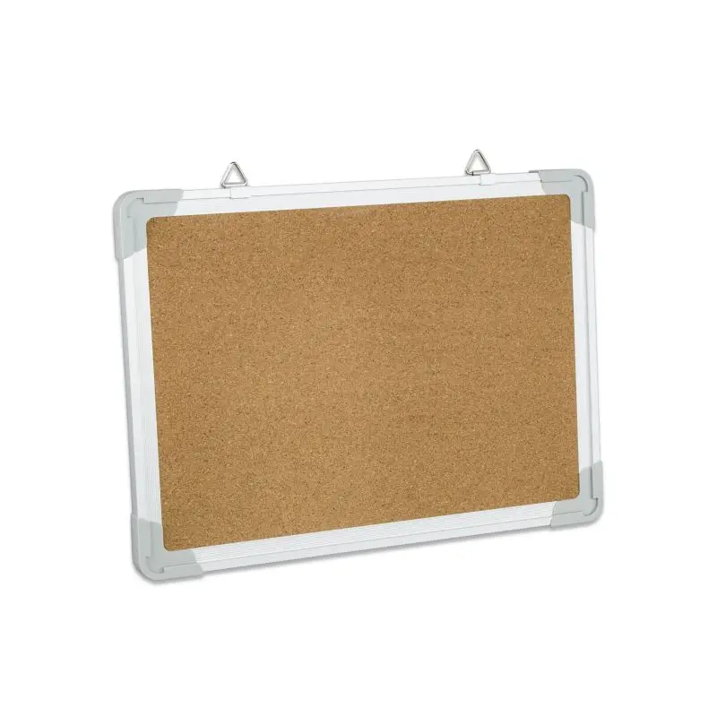Custom Cork Bulletin Combo Board for Home Office Small Wall Hanging with Aluminum Frame Whiteboard for Memo Pin Planning