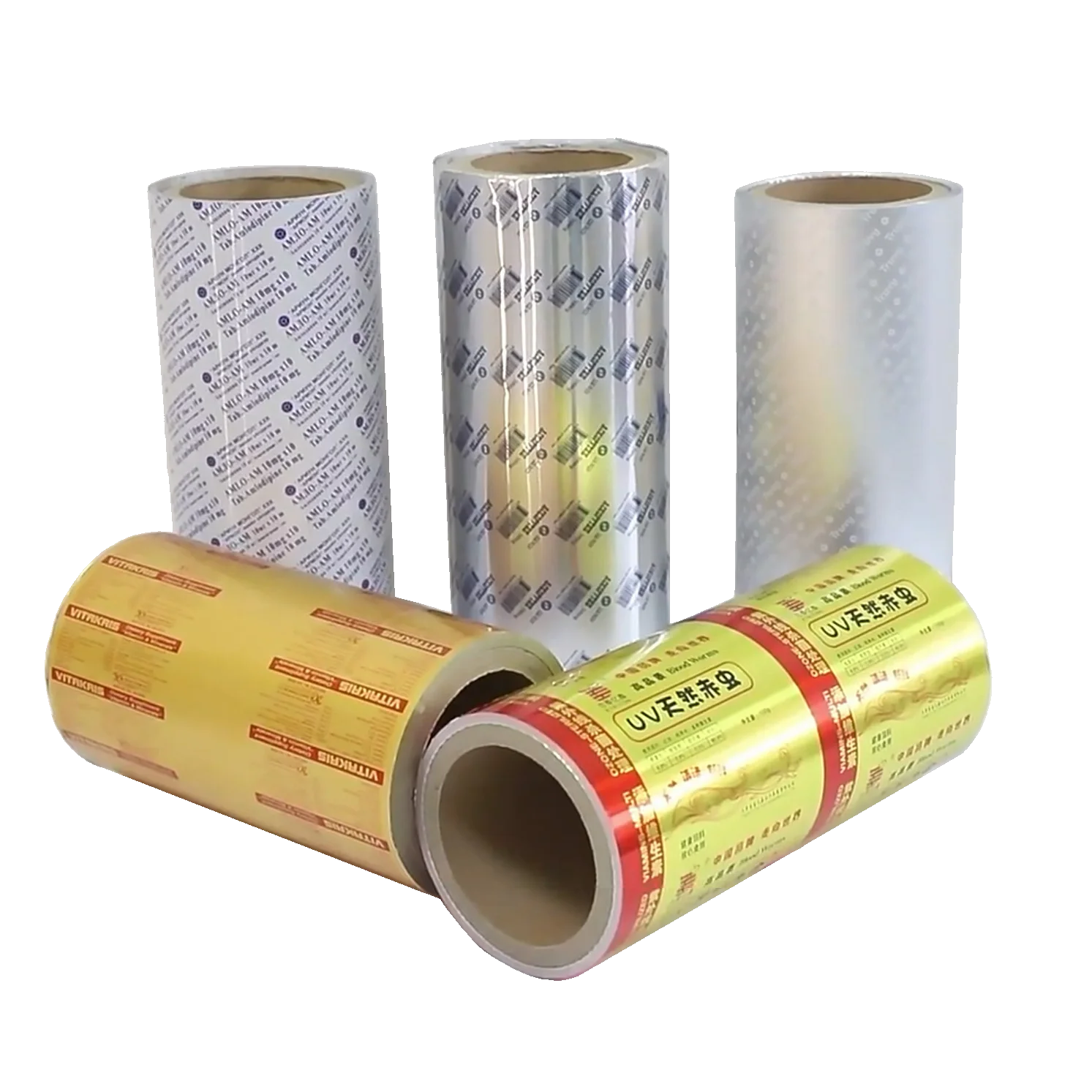 blister foil  Customized Printing or plain blister aluminum foil for pills or food packaging
